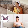 thumbnail image 4 of Los auriculares Bluetooth, oreja de gato llevados encienden los auriculares plegables inalámbricos, 4 of 5