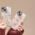 thumbnail image 2 of Cute Colorful Flowers Shell Texture Phone Case Compatible with iPhone Case (Pink,iPhone 12 Pro), 2 of 6
