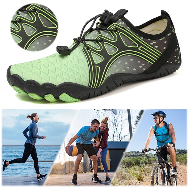 Zapatos de playa Likrtyny Cómodos y Transpirables Y819 Verde Fluorescente 39
