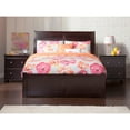 thumbnail image 2 of Portland Full Platform Bed with Flat Panel Foot Board and 2 Urban Bed Drawers in Espresso, 2 of 6