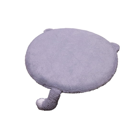 Cute Cat Shaped Chair Cushion - 38cm Thickened Plush Dining Chair Pad, Machine Washable Soft Seat Cushion for Home/Office Chairs