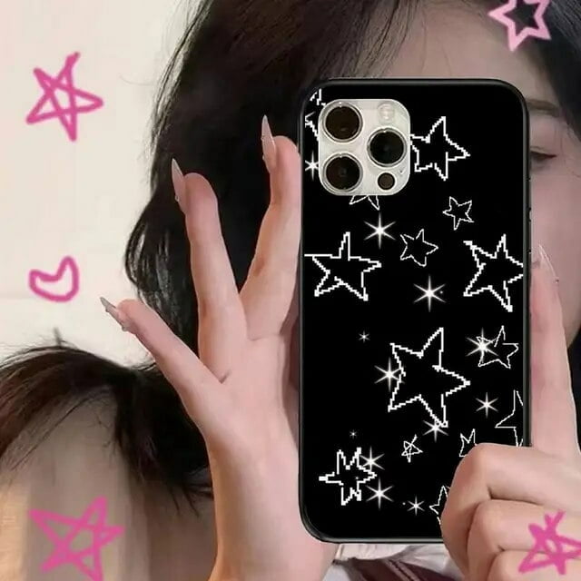 Étui de Téléphone y2k star element pour iPhone 11 12 13 Mini 13 14 Pro TP Max X 8 7 Plus SE XR Shell FGS
