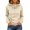Beige, variant on Hoodies Women Half Zip Drawstring Long Sleeve Fall Winter Pullover Sweatshirt Tops Solid Casual Daily Wear Basics