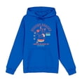 thumbnail image 5 of Beetlejuice Sandworm Desert Door Adult Blue Long Sleeve Hoodie-Medium, 5 of 7