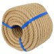 thumbnail image 2 of Cuerda de Yute JANJOSN 3/4 pulg 30 m Natural Trenzada de 4 Hebras, 2 of 8