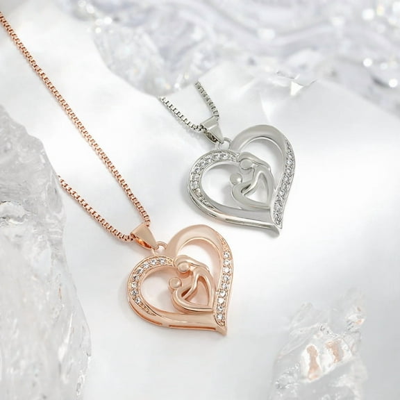 Mother And Daughter Concentric Necklace