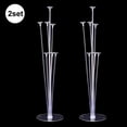 thumbnail image 1 of Colonne de Ballons en Forme de Pliable 2.8M & 1.9M Support de Ballons Déformable Décorations de Fête de Mariage Anniversaire, 1 of 5