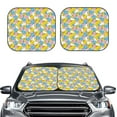 thumbnail image 2 of Gukieu Colorful Duck Print Car Windshield Sun Visor, Foldable Anti-UV Car Sun Visor Suitable for Vans, Trucks Car Accessories-Medium, 2 of 6