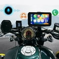 thumbnail image 3 of kanaroous 5 Inch Touch Screen Portable Motorcycle Recorder Wireless Car Play Android Auto Portable Motorbike, 3 of 6