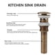 thumbnail image 4 of Desagüe Para Fregadero De Baño Con Cesta Coladora, Tapón De Drenaje Emergente Antiobstrucción De Cobre Para Lavabo De Lavabo, 4 of 7