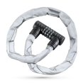 thumbnail image 1 of Reflective Chain Bicycle Anti-Theft Four Combination Lock Portable Lock Gray Reflection, 1 of 8