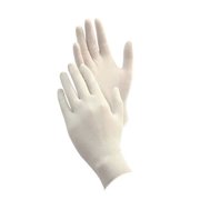 Infi-touch, Cleanroom, Class 100, White Nitrile Gloves, 12" Length, Powder Free, 100 Count/ Bag - Small