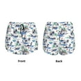 thumbnail image 4 of Disketp Hawaii Palms Print Women's Shorts Workout Shorts for Athletic Gym Running Shorts with Phone Pockets X-Large, 4 of 8