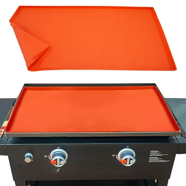 Mistaha 28-Inch Silicone BBQ Grill Mat for High-Temperature Cooking - Durable, Easy-to-Clean, and Eco-Friendly