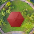 thumbnail image 1 of Yescom 9' Patio Umbrella Replacement Canopy 6 Rib Outdoor Yard Deck Cover Top Color Opt, 1 of 10