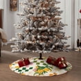 thumbnail image 4 of Sikiie Fruit Nativity Christmas Tree Skirt, Jesus Christian Winter Holiday Tree Mat Decoration(30-48IN)48", 4 of 6