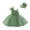Green, variant on Moocorvic Toddler Girl Dress with Hairband, Baby Sling Puffy Skirt Bowknot Princess Dress for Wedding Birthday 6-9 Months,Pink