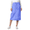 Ceil Blue, variant on Universal Scrub Skirts For Women - Mid-Calf Drawstring Scrub Skirt - 707 - Black - 20