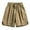 Khaki, variant on Oversized Men's Sport Shorts with Pockets Solid Color Drawstring Elastic Waist Casual Half Shorts Size XL(6)Purple