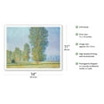 thumbnail image 2 of The Meadow of Limetz (Prairie de Limetz) - From an Original Color Painting by Claude Monet c.1888 - Fine Art Matte Paper Print (Unframed) 11x14in, 2 of 4