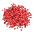 thumbnail image 1 of Loose Sequins 4000 Pcs 5MM Silver Backed Cup Embroidery Sequins Spangles for Jewelry Making Crafts Sewing, Red, 1 of 6