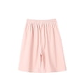 thumbnail image 2 of Girls Shorts Elastic Waist Wide Leg Knee Length Shorts for Kids, 2 of 6