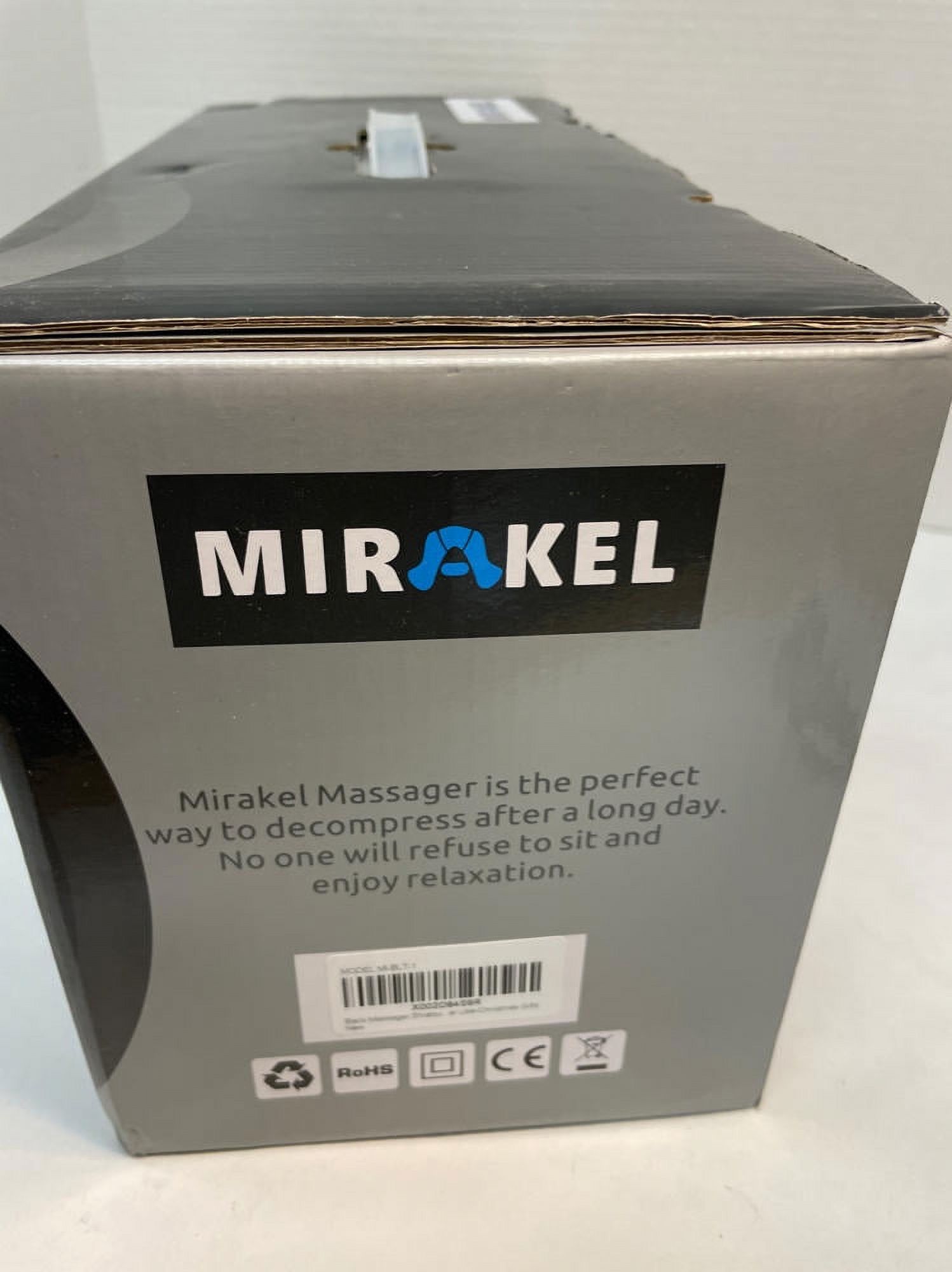Mirakel Neck Massager, Shiatsu Back Neck Massager with Heat