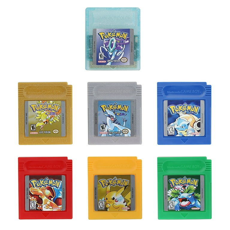 Poké mon Gold Silver Crystal Red Yellow Blue Green For Poké mon Gold Silver Crystal Red Yellow Blue Green For