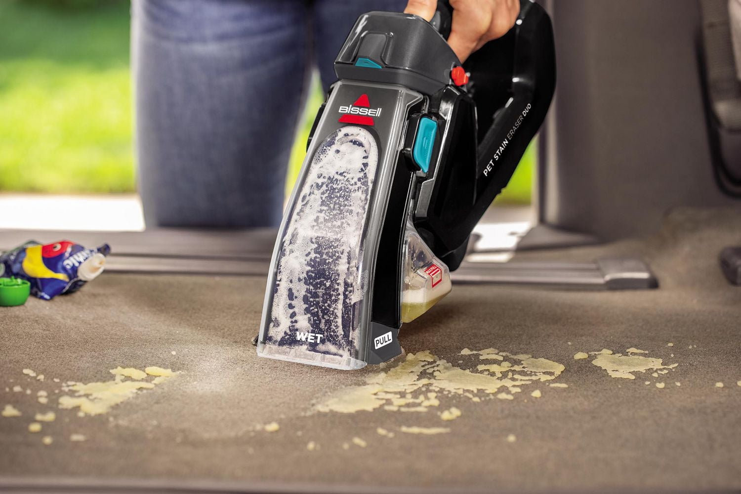 Pet Stain Eraser™ Duo Cordless Portable Deep Cleaner Plus Hand Vacuum