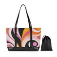 thumbnail image 7 of FORMRS Laptop Tote Bag for Women with 15.6" Computer Compartments Handbag, Swirling Circles, 7 of 7