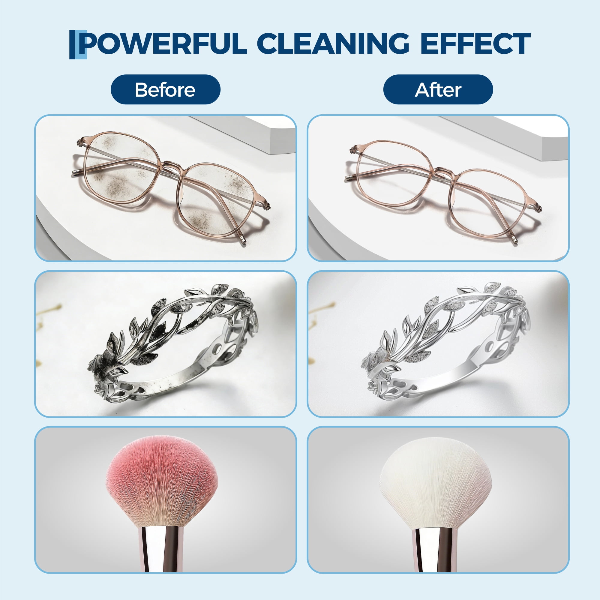 6L Digital Ultrasonic Cleaner with Timer, Professional Stainless Steel Cleaning Machine with Transducers for Jewelry, Eyeglass