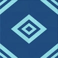 thumbnail image 1 of Ahgly Company Machine Washable Indoor Square Transitional Blueberry Blue Area Rugs, 7' Square, 1 of 7