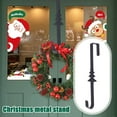 thumbnail image 4 of Sturdy Metal Over Door Wreath Hanger, 15in for Front Doors, 22lb Capacity, Fits up to 2in, Christmas & Seasonal Decor, 4 of 5