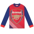 thumbnail image 2 of Arsenal FC Boys Pyjamas Long Sublimation Kids OFFICIAL Football Gift, 2 of 3