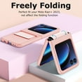 thumbnail image 5 of for Motorola Razr+ 2023 Case with Hinge Protection, Slim PC Back Cover Scratch-Resistant Fashion Women Girls Phone Case for Motorola Razr Plus 2023 - Pink, 5 of 12