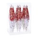 thumbnail image 1 of 6 Adornos Navideños Colgantes en Forma de Gota, Decoración para Árbol de Navidad, Manualidades, Reutilizables, Regalo Rojo Blanco, 1 of 9
