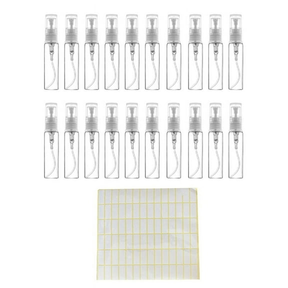 100Pcs 5ML Bottle Small Cosmetic Packing Atomizer Perfume Bottles Atomizing Liquid Container for Travel