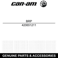 thumbnail image 3 of BRP 420651211 OEM Crankcase Gasket 2006-2015 Can-Am Ski-Doo Outlander Commander Tundra, 3 of 5