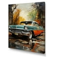 thumbnail image 2 of Designart "Symbolic Antique Car" Car Vintage Wall Art Living Room, 2 of 7
