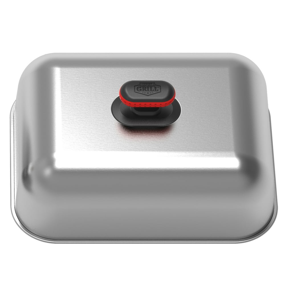 Expert Grill Heat Resistant Soft Grip Griddle Dome, 12"x 9.25
