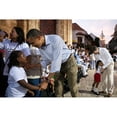thumbnail image 2 of President Barack Obama After A Land Titling Event At The Plaza De San Pedro History (36 x 24), 2 of 2
