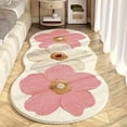 thumbnail image 1 of Sokhug Cute Rug Washable, Colorful Flowers Runner Rugs for Bathroom Kitchen Bedroom, Boho Floral Spring Decoration, 1 of 8