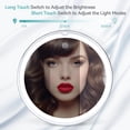 thumbnail image 3 of Espejo de aumento recargable B Beauty Planet 20X con luz, 3 of 7