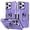 Purple, variant on Military Grade Drop Impact for iPhone 17 Rugged Case, 360 Metal Magnetic Car Rotating Ring Kickstand Holder Armor Heavy Duty Shockproof Case For iPhone 17,Blue