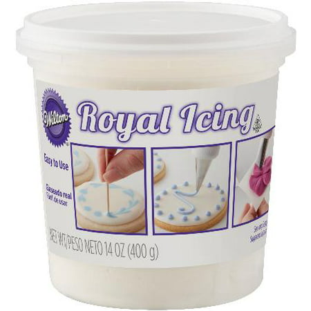 Wilton Royal Icing, White, 14oz (Best Buttercream For Piping)