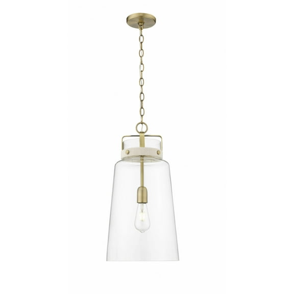 22701-VB-Millennium Lighting-Lolla - 1 Light Pendant-22.1 Inch Tall and 11.8 Inch Wide-Vintage Brass Finish