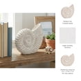 thumbnail image 6 of Decorative Woven Seashell Sculpture Statue - Home Decor Ornament for Bathroom, Office, Room, and Living Room Decor - Perfect Decorations for Shelf and Coffee Table Decor Accent - 7", White, 6 of 16