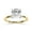 Yellow Gold, variant on Solitaire Engagement Rings For Women, Center 8mm Cushion Cut Lab Created Moissanite Wedding Anniversary Ring in 10K Solid Rose Gold Size-10