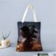 thumbnail image 2 of Venom Bolso de tela con estampado de lienzo para mujer, bolsa de compras reutilizable y estética, con cremallera interior, regalo para mujer, 35 × 40 cm., 2 of 6
