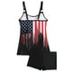 thumbnail image 5 of WILLBEST Trajes de Baño Mujer Con Falda Conjunto de Traje de Baño Tankini Con Estampado Floral Para Mujer Traje de Baño de Bikini de Cintura Alta Con Falda Para Actividades Acuáticas de Verano, 5 of 8